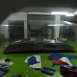 Mzqm 4 85x2x1 65 M Design Pvc Inflatable Car Capsule Showcase Dust Proof Transparent Shelter
