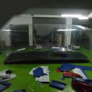 Mzqm 4 85x2x1 65 M Design Pvc Inflatable Car Capsule Showcase Dust Proof Transparent Shelter