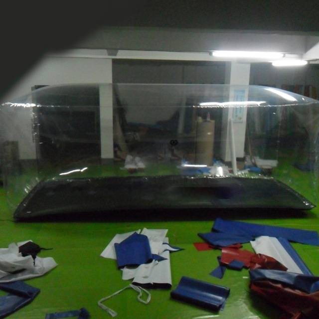 Mzqm 4 85x2x1 65 M Design Pvc Inflatable Car Capsule Showcase Dust Proof Transparent Shelter