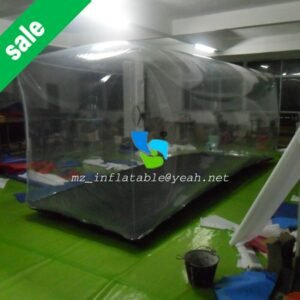 Mzqm 4 85x2x1 65 M Design Pvc Inflatable Car Capsule Showcase Dust Proof Transparent Shelter - 2
