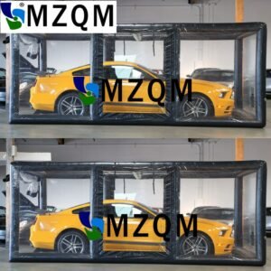 Mzqm 5 5x2 6x2 3m Light And Portable Inflatable Car Capsule Showcase Shelter For Cover Garage