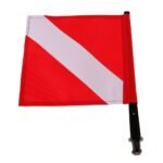 Magideal Inflatable Scuba Diving Spearfishing Signal Float Buoy & Dive Flag Down Banner - 3