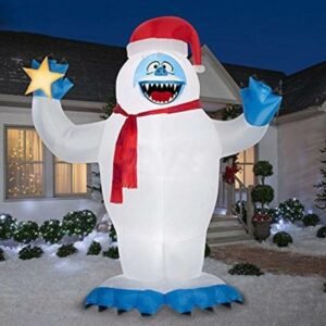 R Popular Items Inflatable Abominable Snowman With Led Lights Outdoor Giant For Advertising