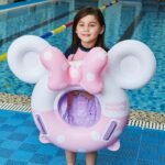 Mickey Mouse Cartoon Kids Swimming Ring Baby Inflatable Pool Float Toy Bed