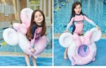 Mickey Mouse Cartoon Kids Swimming Ring Baby Inflatable Pool Float Toy Bed - 3