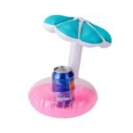 Mini Inflatable Drink Can Holder Pvc Floating Umbrella Swimming Pool Bathing Beach Party Toy Ys-buy - 5