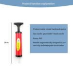 Mini Soccer Ball Pump Portable Plastic Hand Inflatable Air Needle Durable Bicycle Tire Balls Inflator - 3