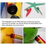 Mini Soccer Ball Pump Portable Plastic Hand Inflatable Air Needle Durable Bicycle Tire Balls Inflator - 4