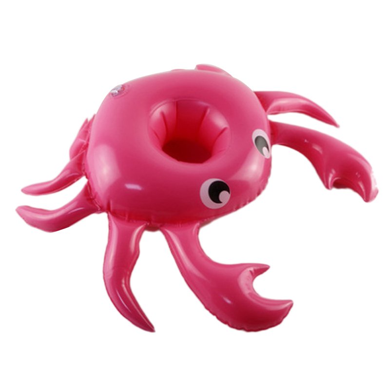 Mini Inflatable Crab Floating Pool Beverage Holder Baby Swim Ring Water Party Drink Toy Boats - 4 Mini Inflatable Crab Floating Pool Beverage Holder Baby Swim Ring Water Party Drink Toy Boats - 4