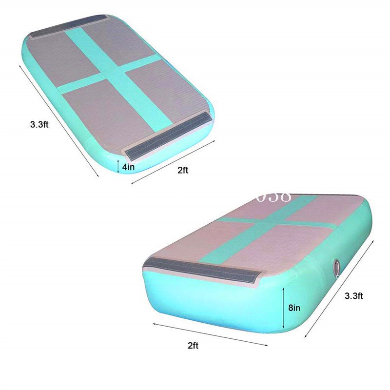 Mini Inflatable Gymnastics Airtrack Yoga Air Trampoline Training Mat For Taekwondo Cheerleading Birthday Parties - 8