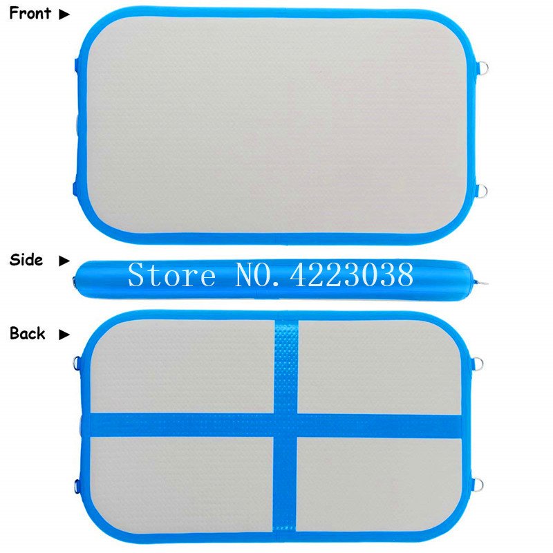 Mini Inflatable Gymnastics Airtrack Yoga Air Trampoline Training Mat For Taekwondo Cheerleading Birthday Parties - 9