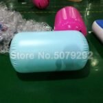 Mint Green Inflatable Air Roller On Customized 100cmx60cm 100cmx85cm Barrel For Gymnastics Training Gym - 3