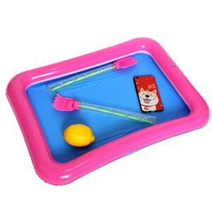 Multi-function Inflatable Sand Tray Sandbox For Children Kids Indoor Playing Clay Color Mud Toys Accessories - 2