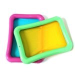 Multi-function Inflatable Sand Tray Sandbox For Children Kids Indoor Playing Clay Color Mud Toys Accessories - 3