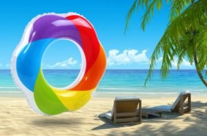 Thicken Inflatable Swimming Rings Floating Life Buoy Ring - 2