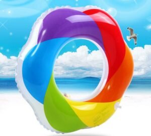 Thicken Inflatable Swimming Rings Floating Life Buoy Ring