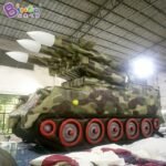 Multipurpose 7x2 8x3 8mh Inflatable Missile Tank For Children Education Giant Model Balloon Toys - 3