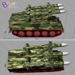 Multipurpose 7x2 8x3 8mh Inflatable Missile Tank For Children Education Giant Model Balloon Toys - 5