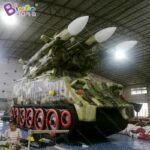 Multipurpose 7x2 8x3 8mh Inflatable Missile Tank For Children Education Giant Model Balloon Toys - 6