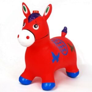 My Little Doll Jumping Horse Bouncing Toy Large Size Square Kids Boy Inflatable Infant Rubber Riding