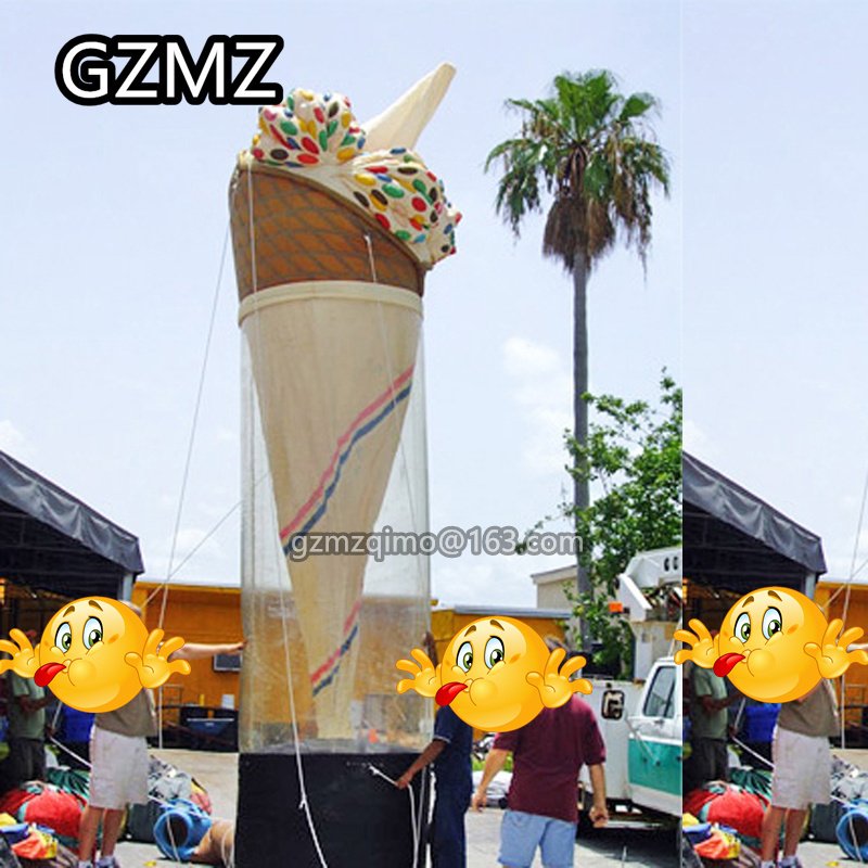 Outdoor Inflatable Ice Cream Model For Advertising Promotional Events - 4 Outdoor Inflatable Ice Cream Model For Advertising Promotional Events - 4