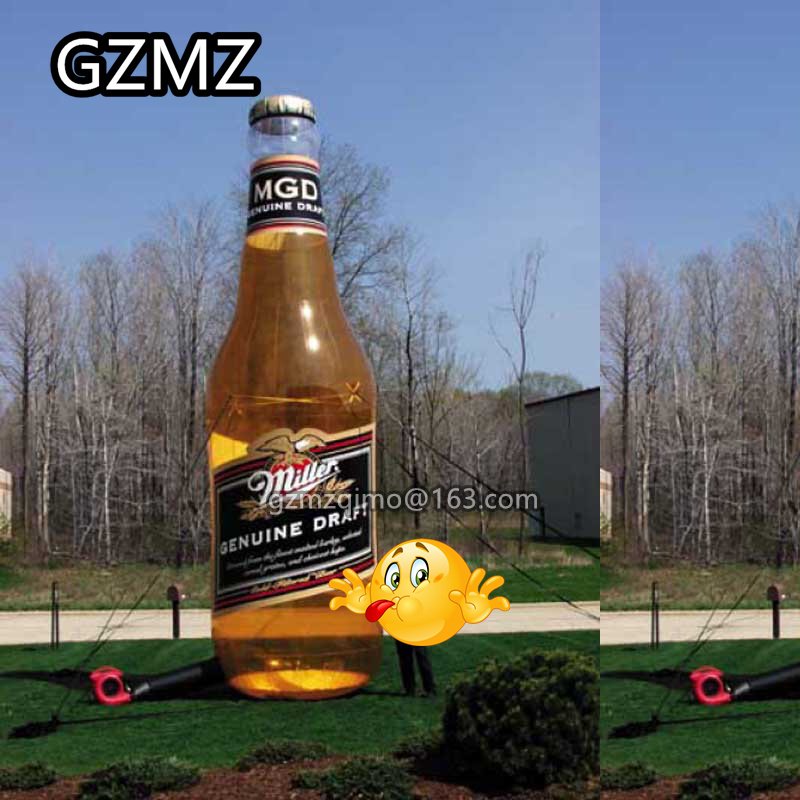Mzqm Giant Inflatable Beer Bottle Advertising Display Ideal For Parties Events Business Promotions - 3