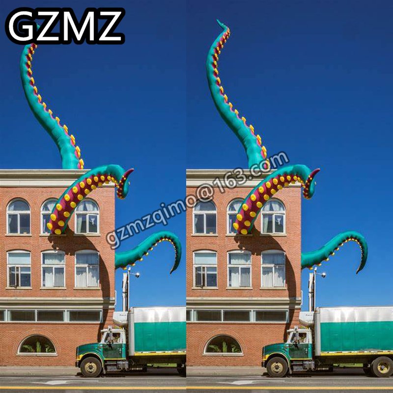 Mzqm Deluxe Green Inflatable Octopus Tentacles For Creative Building And Fun Outdoor Play - 7 Mzqm Deluxe Green Inflatable Octopus Tentacles For Creative Building And Fun Outdoor Play - 7