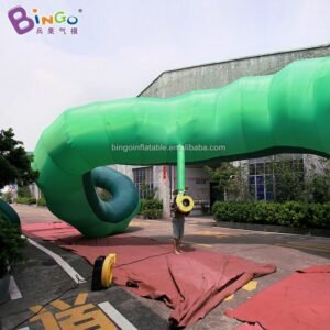 Newly Design 4 2x14m Inflatable Green Tentacle Arches Air Filled Custom Made Octopus Ocean Theme Decoration Entrance Item - 2