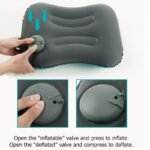 Naturehike Upgraded Portable Camping Pillow Hand-press Inflating Air Ultralight Compact Backpacking Travel Pillows - 3
