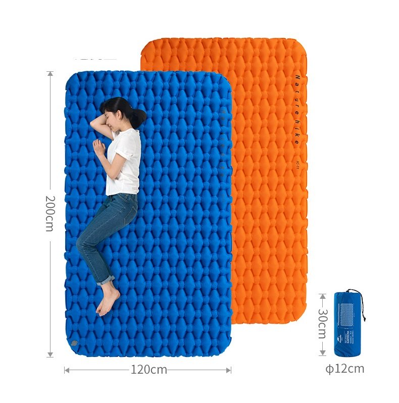 Naturehike Lightweight Inflatable Camping Mat Double Air Mattress 12 Person Sleeping Pad For Outdoor Adventures - 3 Naturehike Lightweight Inflatable Camping Mat Double Air Mattress 12 Person Sleeping Pad For Outdoor Adventures - 3