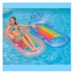 190cm Eco-friendly Pvc Black Whale Inflatable Air Mattress Floating Adult Pool Party Toys Water Bed Swimming Ring Circle - 4