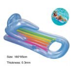 190cm Eco-friendly Pvc Black Whale Inflatable Air Mattress Floating Adult Pool Party Toys Water Bed Swimming Ring Circle - 5