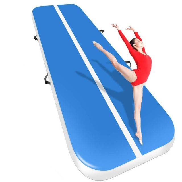 6m7m8m X1mx0 2m Inflatable Gymnastics Airtrack Tumbling Air Track Floor Trampoline For Home Use Training Cheerleading Beach