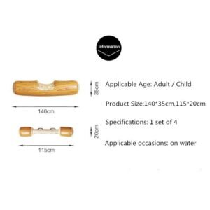 Game Float Inflatable Pool Toys Swimming Bumper Toy For Adult Children Party Gladiator Raft Ring A Set Of Four - 2