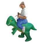 Inflatable Dinosaur Costumes Halloween Christmas Party Cosplay Outfits Blowup Suit Adult Kids Costume Toy - 2
