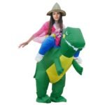 Inflatable Dinosaur Costumes Halloween Christmas Party Cosplay Outfits Blowup Suit Adult Kids Costume Toy - 3