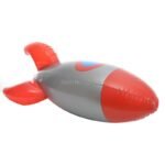 Inflatable Toys Inflate Red Rocket Model Children Birthday Party Decoration Astronaut Space Spaceship 103x28 Cm - 2