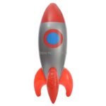 Inflatable Toys Inflate Red Rocket Model Children Birthday Party Decoration Astronaut Space Spaceship 103x28 Cm - 4