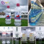 Customized 10m Tall Inflatable Bottle Toys For Advertising Yellow Beer Decorated - 3