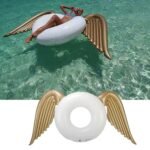Inflatable Angel Swimming Float Wings Ring Pool Tube Raft Summer Water Toy - 4
