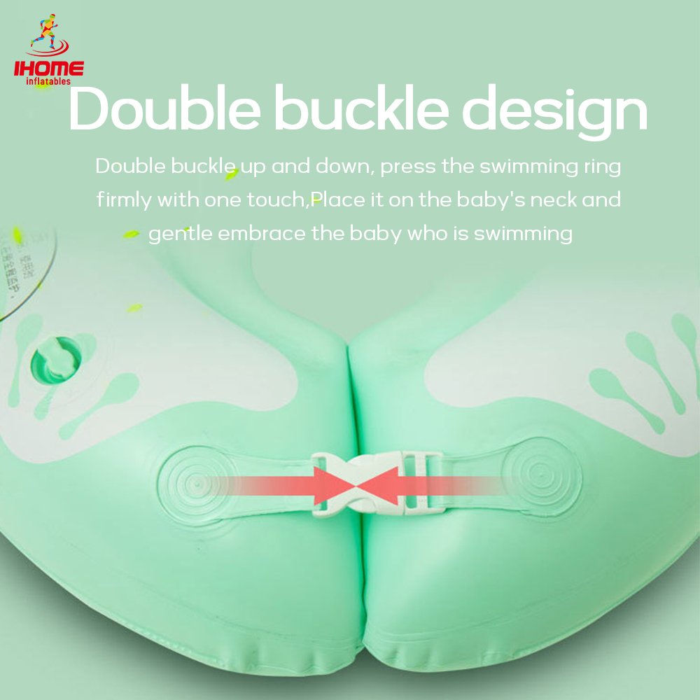 Inflatable Frog Cartoon Baby Swim Ring Newborn8 Months Neck Float Infant Pool Buoy Bathing Toy - 3