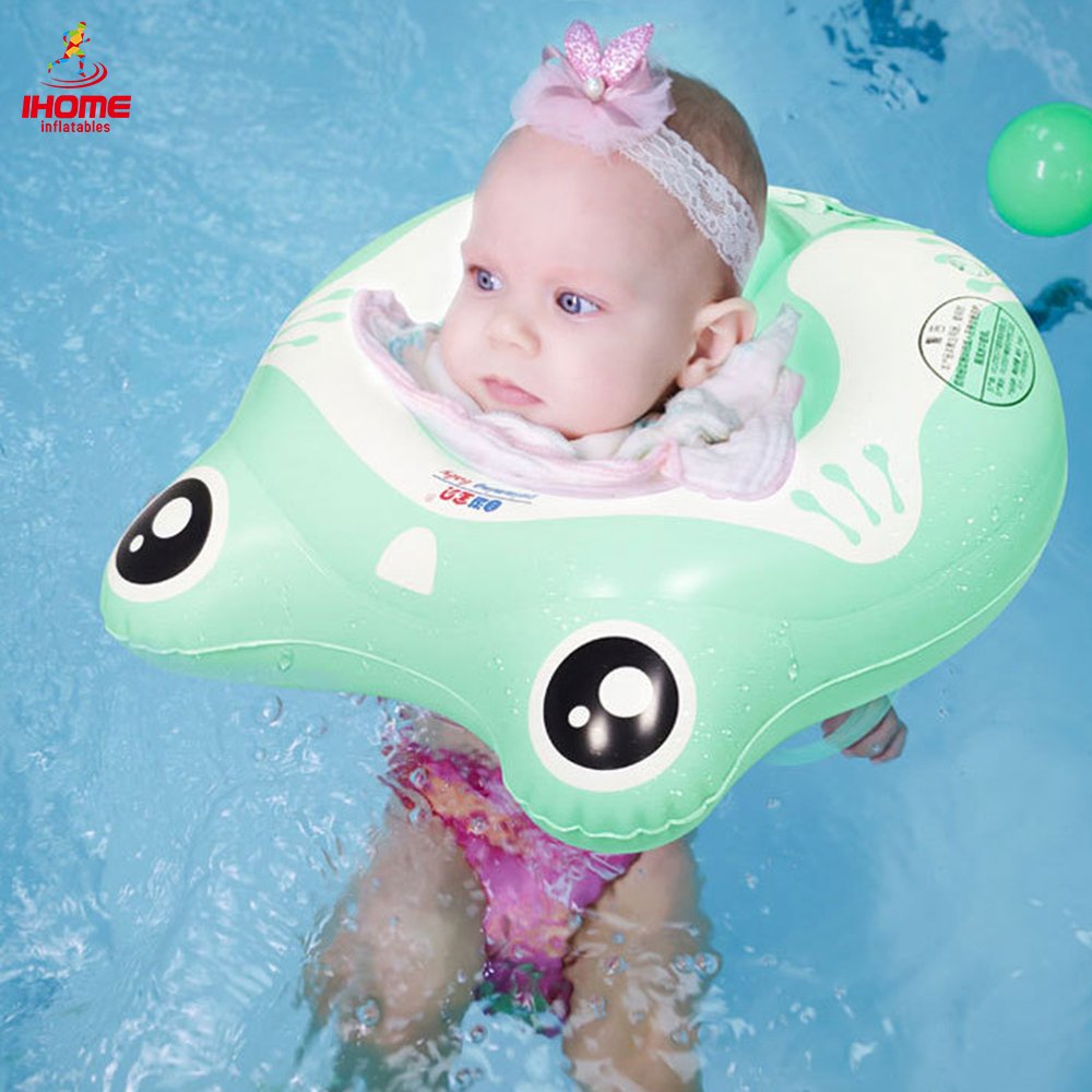Inflatable Frog Cartoon Baby Swim Ring Newborn8 Months Neck Float Infant Pool Buoy Bathing Toy - 8