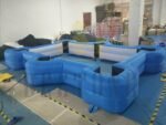 Newly Inflatable Human Snookball Football Field Game Pool Soccer Table Billiard For - 3