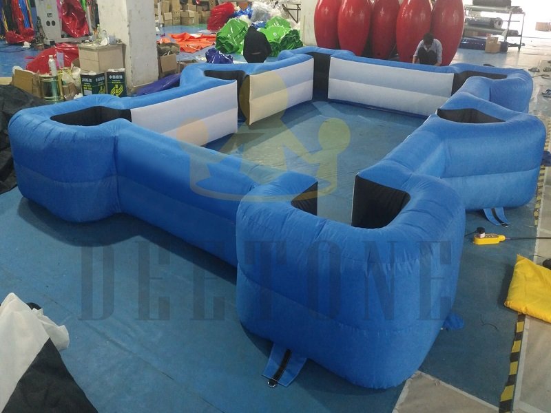 Inflatable Human Snookball Pool Table Soccer Billiard Game Field For Outdoor Fun Events - 1