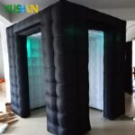 Nice Cabin Inflatable Photo Booth Party Backdrops With Led Lights No Equipment Portable Tent Wedding Backdrop Sales - 2