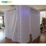 Nice Cabin Inflatable Photo Booth Party Backdrops With Led Lights No Equipment Portable Tent Wedding Backdrop Sales - 5