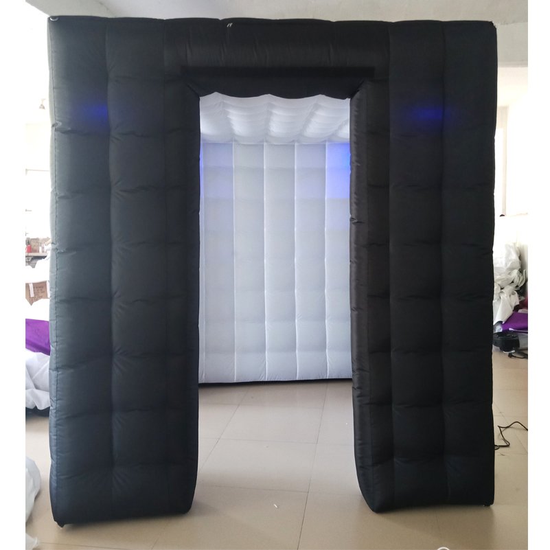 Cabin Inflatable Photo Booth Led Lights Portable No Equipment Needed Perfect For Wedding Parties And Events - 2 Cabin Inflatable Photo Booth Led Lights Portable No Equipment Needed Perfect For Wedding Parties And Events - 2