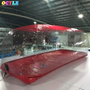 Ocyle Mini Inflatable Car Capsule Cover Tent For Showcase With Fan - 2