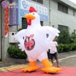 Original 3mh Inflatable Chicken Cartoon Customized Lovely For Advert Decoration Model - 5