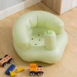 Inflatable Baby Kids Chair Children's Furniture Pvc Bath Sofa Learn Stool Training Seat Portable Dining - 2